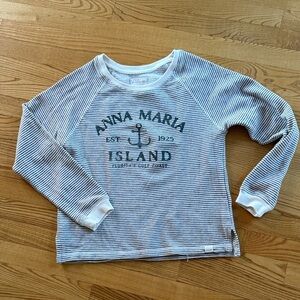 Blue 84 Striped Pullover Sweatshirt Anna Maria Island FL